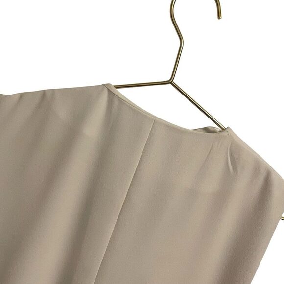 Zara White Grommet Long Tie Vest Sleeveless Small NWOT - Picture 5 of 6